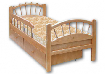 Детская кровать Велес Солнышко с ящиками