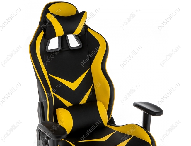 Игровое кресло Racer черное/желтое (Арт. 11379)