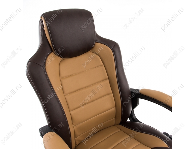 Компьютерное кресло Kadis коричневое/бежевое (Арт. 1726)