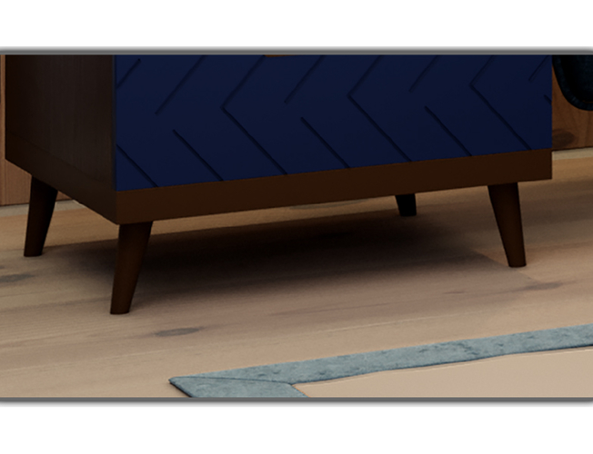 Шкаф витрина Сканди Сапфир R-Home